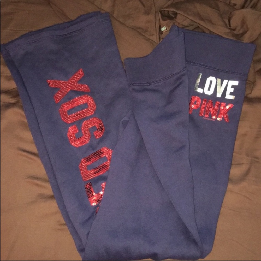 VS Pink Red Sox pants